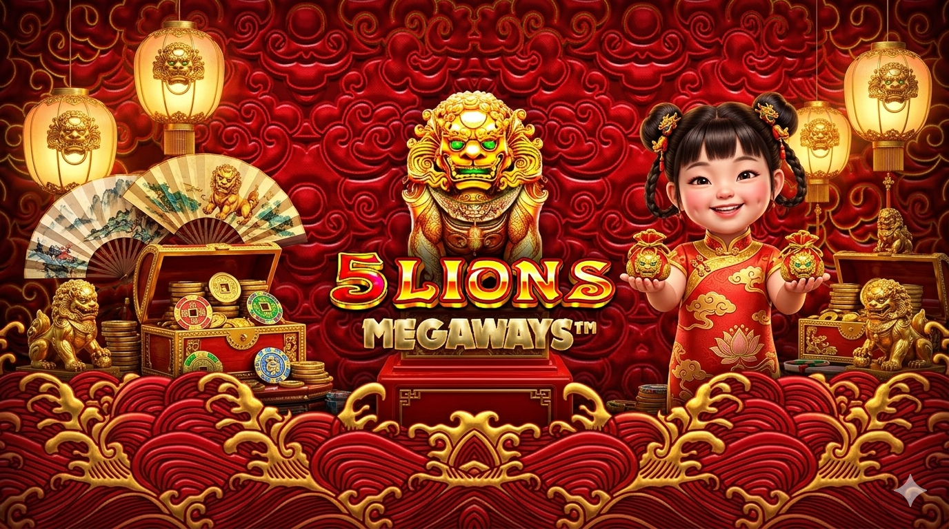 5 Lions Megaways Slot Online Penuh Multiplier dari Pragmatic Play