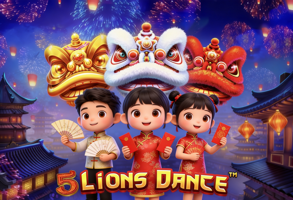 5 Lions Dance Slot Online dari Pragmatic Play