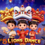 5 Lions Dance Slot Online dari Pragmatic Play