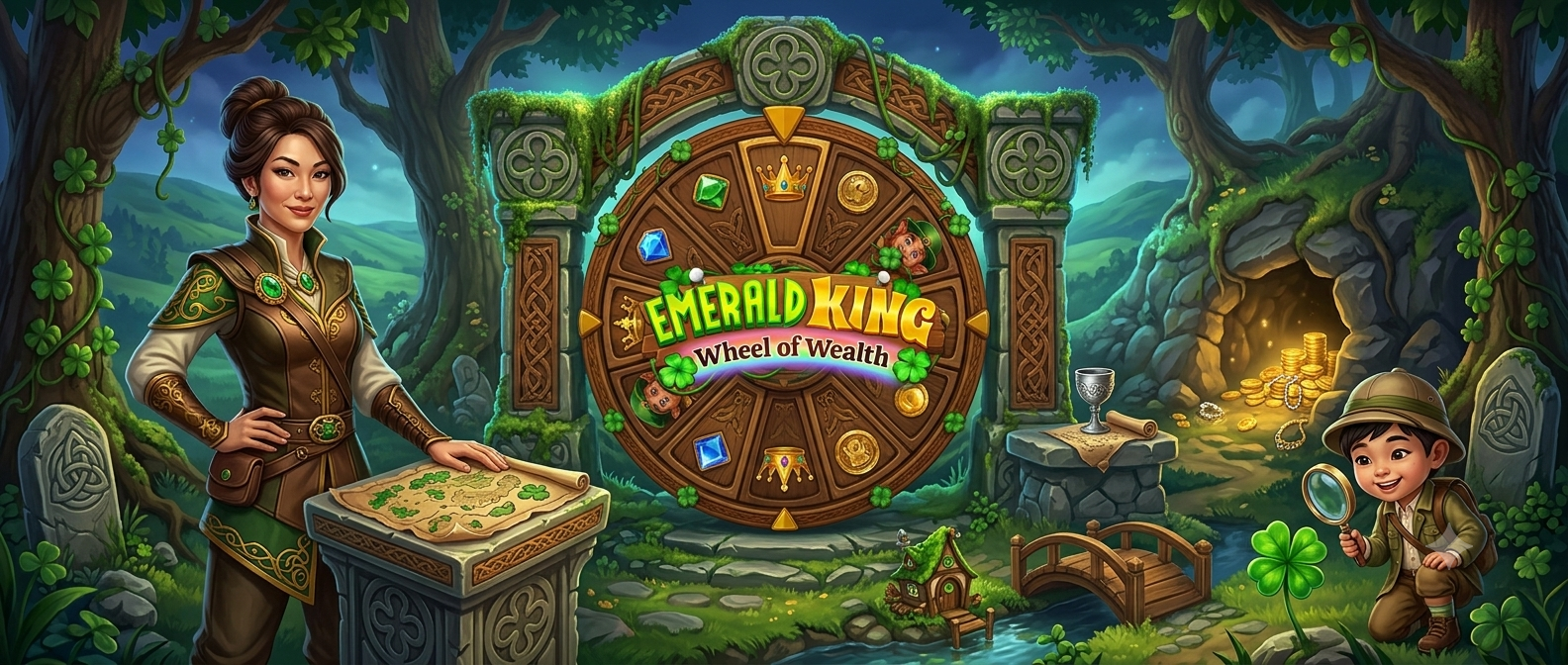 Emerald King: Wheel of Wealth – Harta Karun dari Pragmatic Play