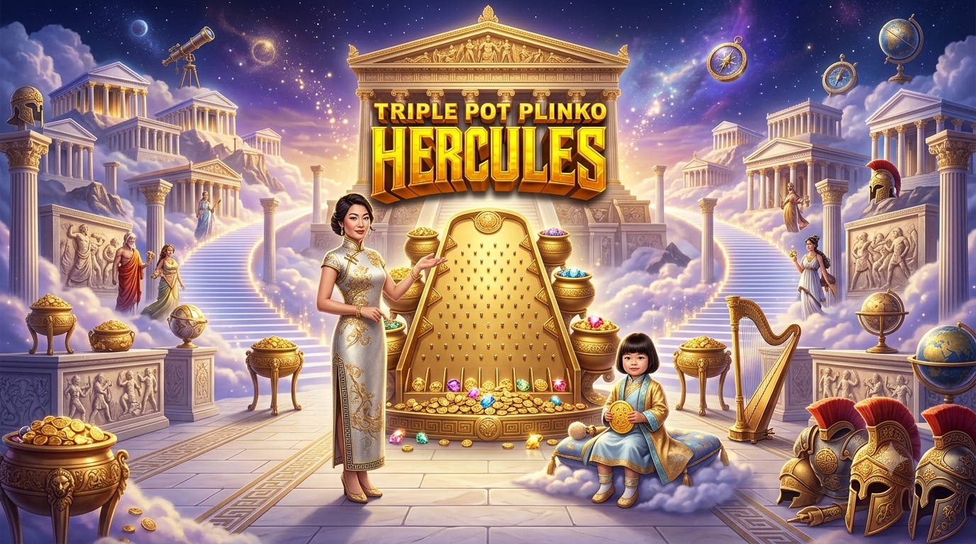 Triple Pots Plinko: Hercules – Kekuatan Dewa dari Pragmatic Play