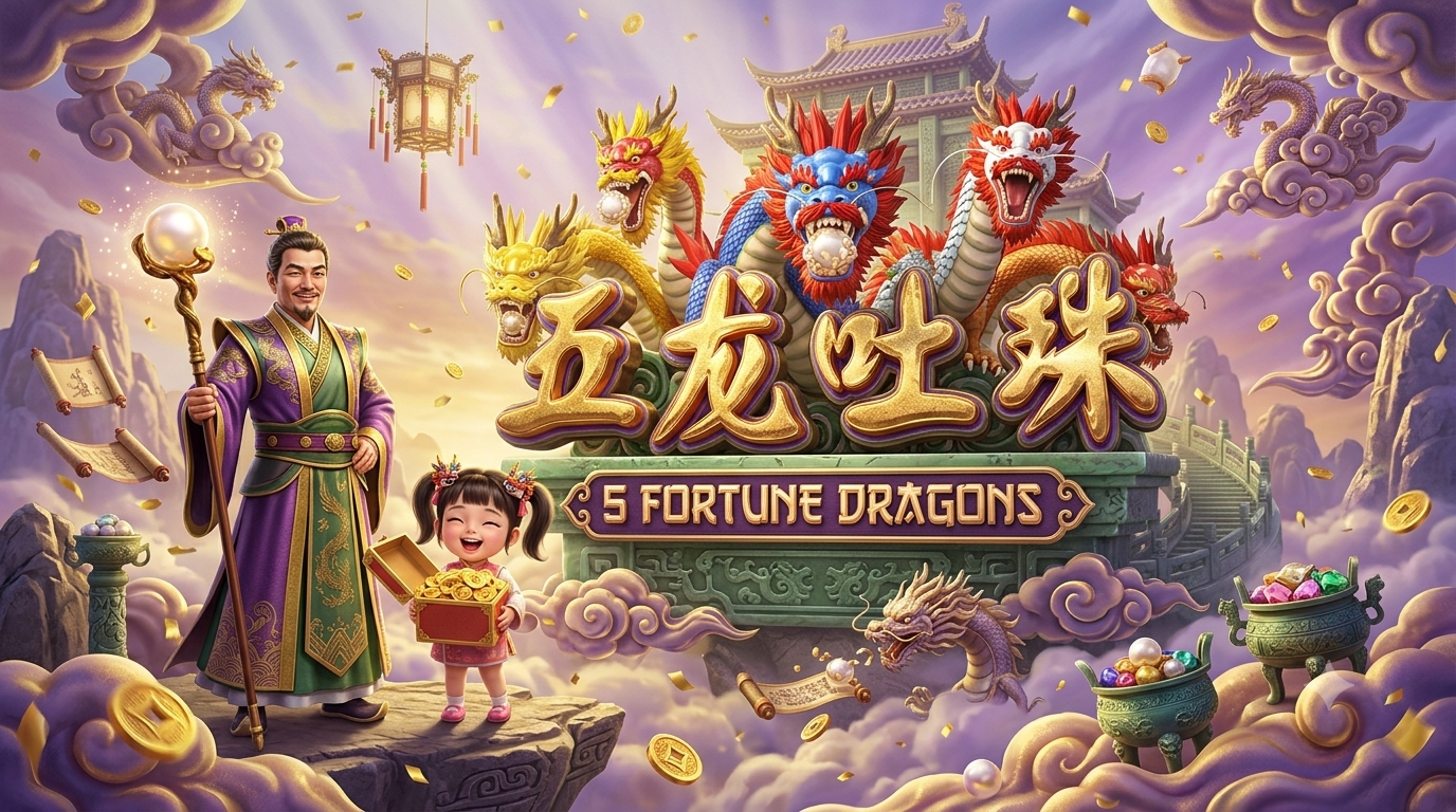 Kekuatan Lima Naga: 5 Fortune Dragons Slot Online Spadegaming