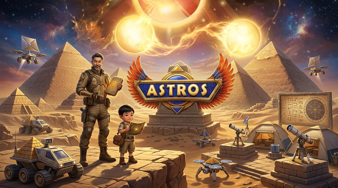Astros: Slot Online Inovatif Bertema Piramida Kosmik di Red Tiger