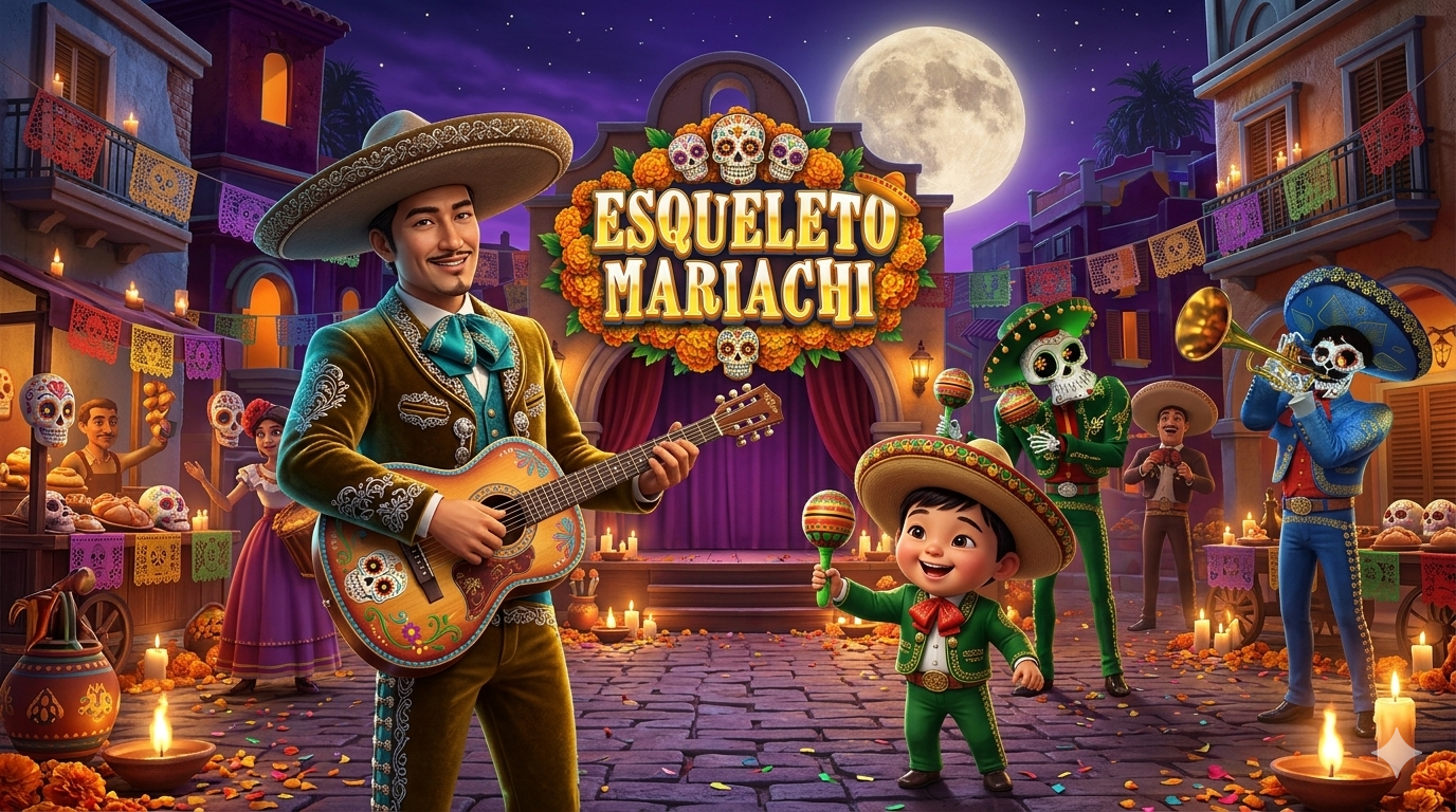 Esqueleto Mariachi: Slot Online Penuh Irama Fiesta dari Red Tiger