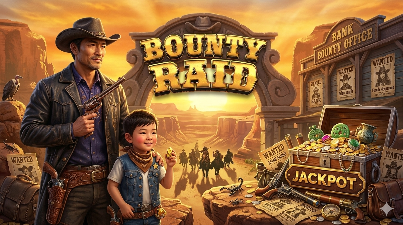 Bounty Raid: Slot Wild West Berburu Buronan dari Red Tiger