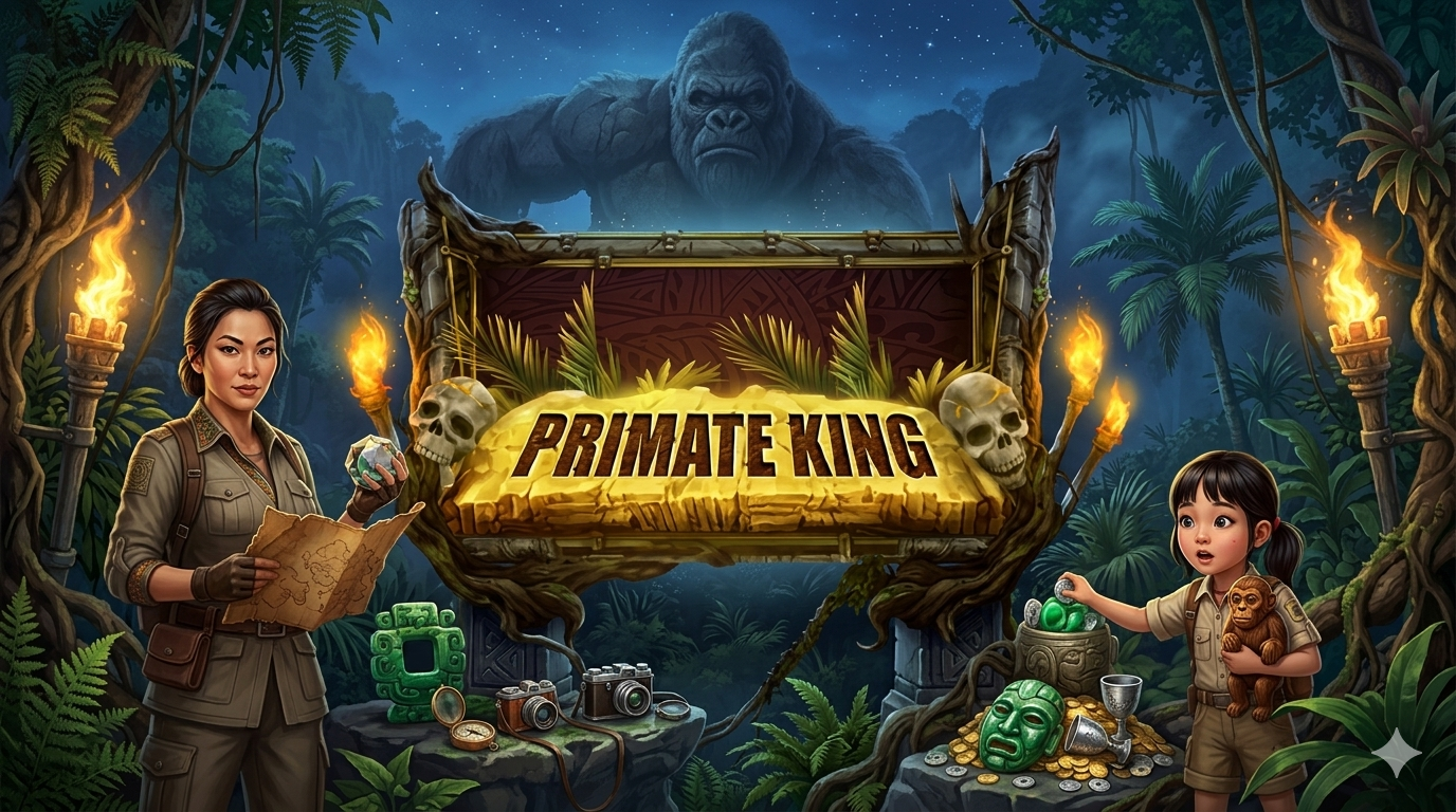 Primate King: Slot Online Petualangan Raja Gorila dari Red Tiger