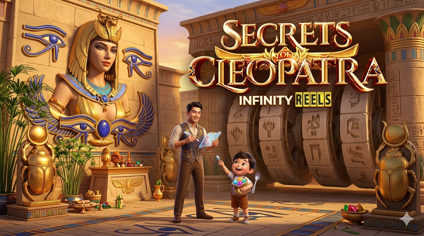 Secrets of Cleopatra – Infinity Reels PG Soft: Sang Ratu Mesir