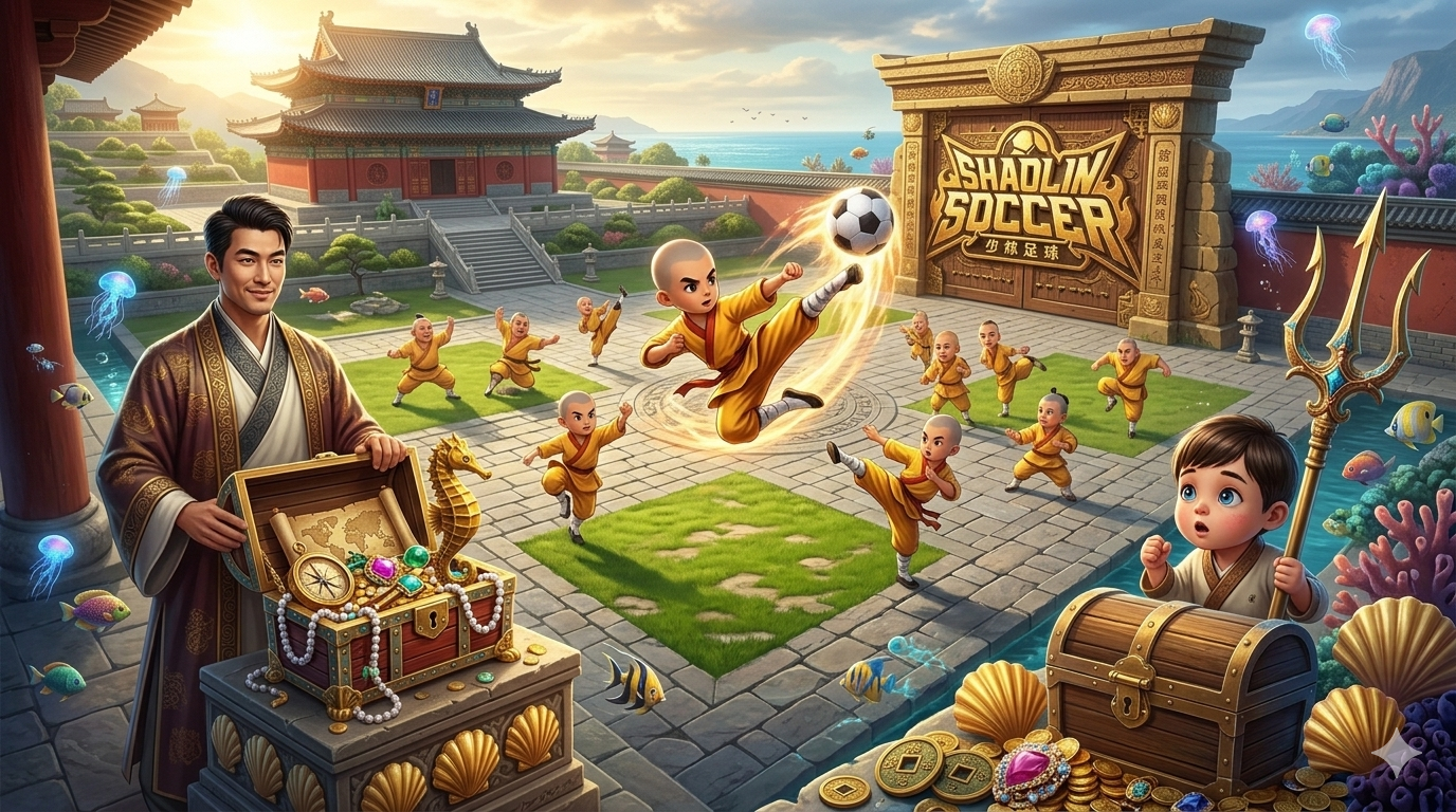 Shaolin Soccer PG Soft: Slot Bertema Sepak Bola dan Kung Fu