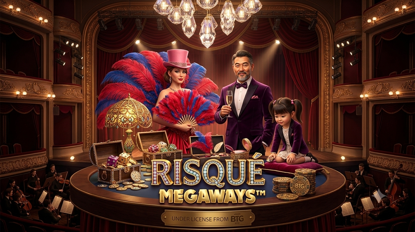 Risque Megaways: Bertema Kabaret Glamour dari Red Tiger