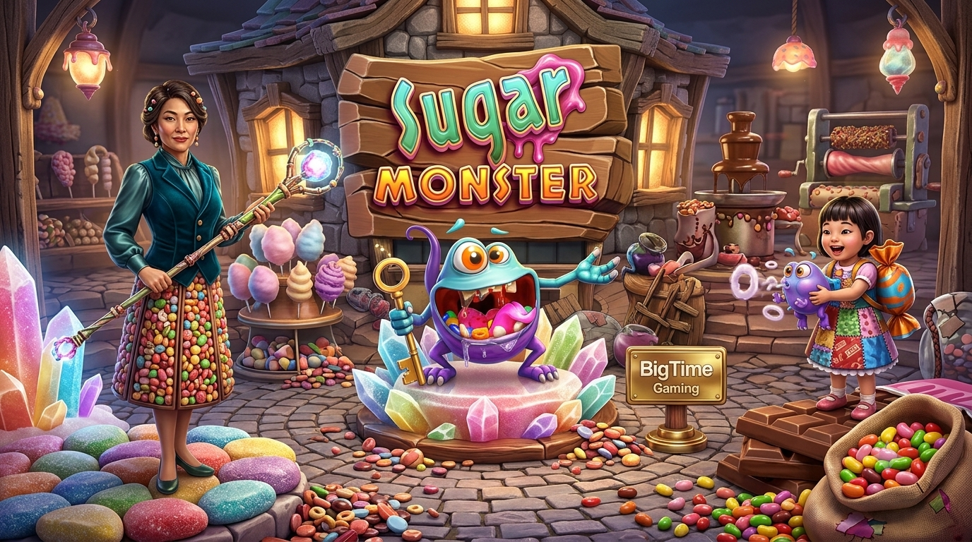 Sugar Monster Slot Online Red Tiger: Dunia Permen Manis