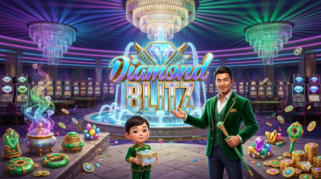 Diamond Blitz: Slot Online Bertema Permata dengan Red Tiger