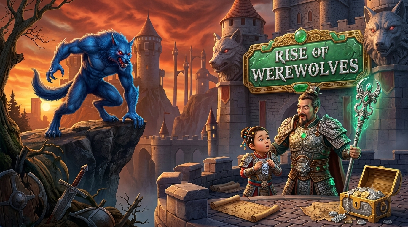 Rise Of Werewolves: Teror Manusia Serigala di Slot Spadegaming