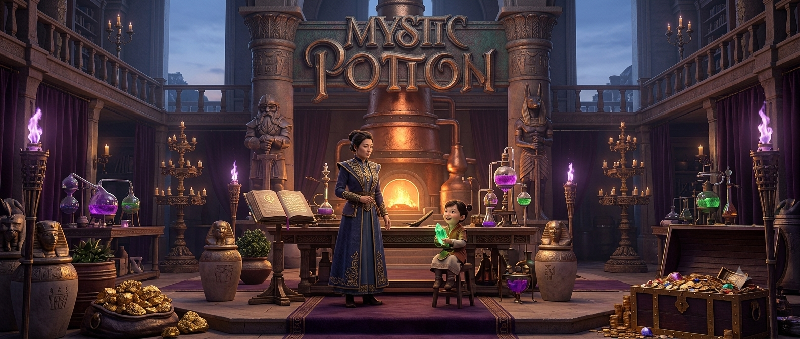 Mystic Potion: Slot Sihir dan Ramuan Ajaib dari PG Soft