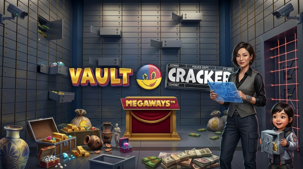 Aksi Perampokan Brankas: Vault Cracker Megaways Slot Red Tiger