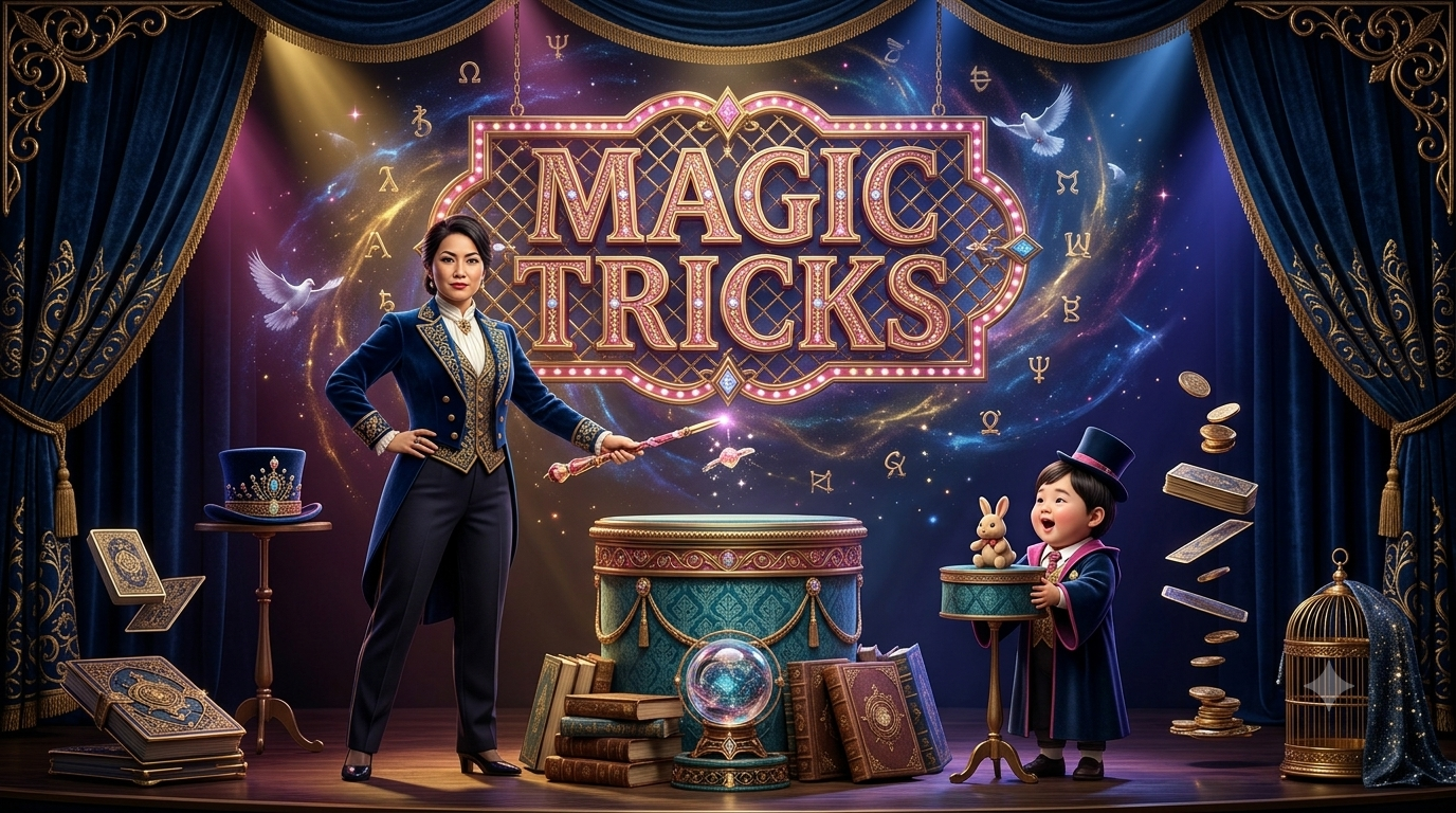 Pertunjukan Sulap Spektakuler: Magic Tricks Slot Online Red Tiger