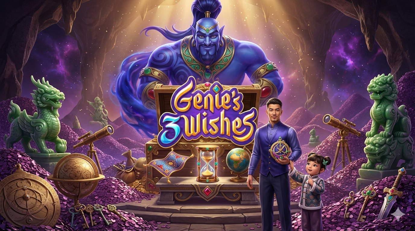 Genie’s 3 Wishes: Kabulkan Keajaiban Lampu Ajaib dari PG Soft
