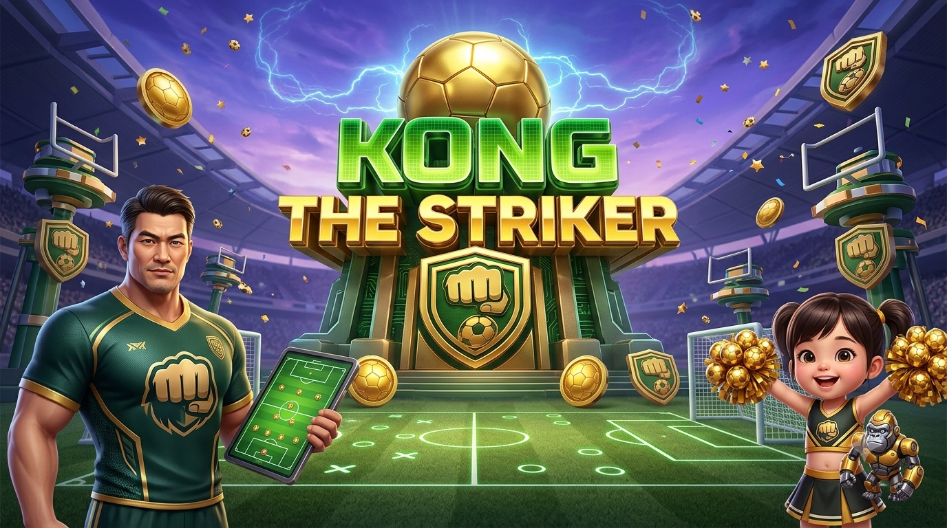 Drama Sepak Bola: Kong The Striker Slot Online Spadegaming
