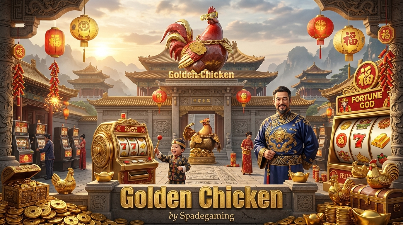Golden Chicken: Slot Tema Ayam Pembawa Hoki di Spadegaming