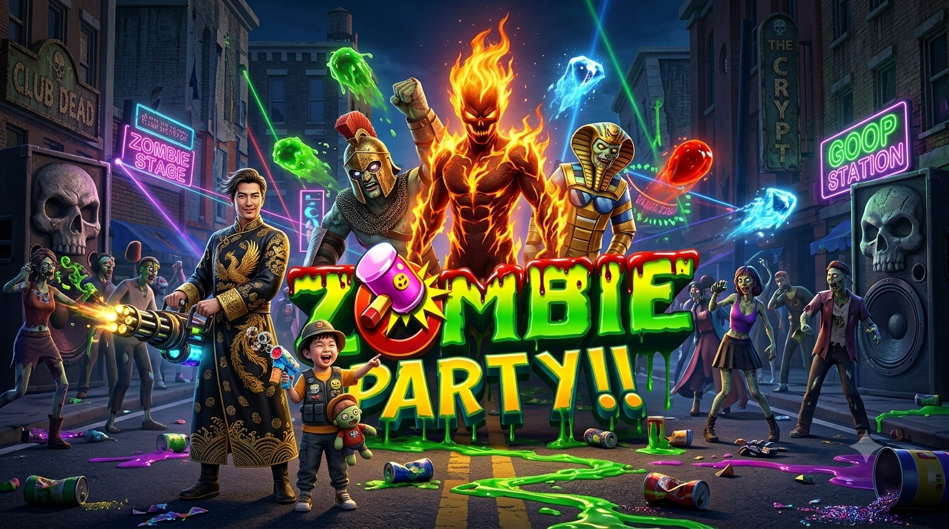 Zombie Party!!: Aksi Melawan Zombie dalam Arcade Spadegaming