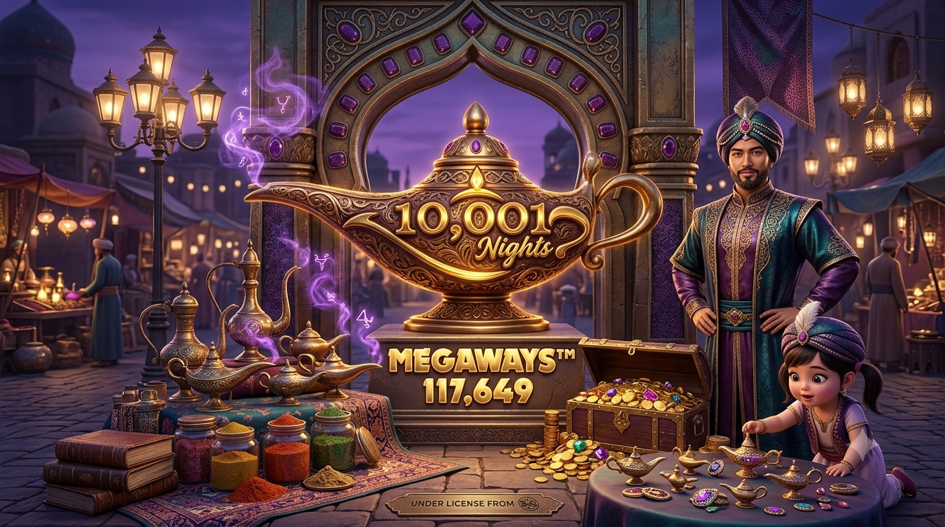 10,001 Nights Megaways: Petualangan Timur Tengah di Red Tiger