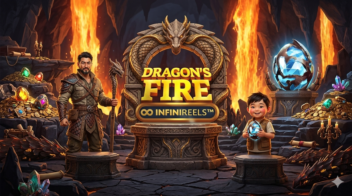 Dragon’s Fire Infinireels: Slot Online Tema Naga dari Red Tiger