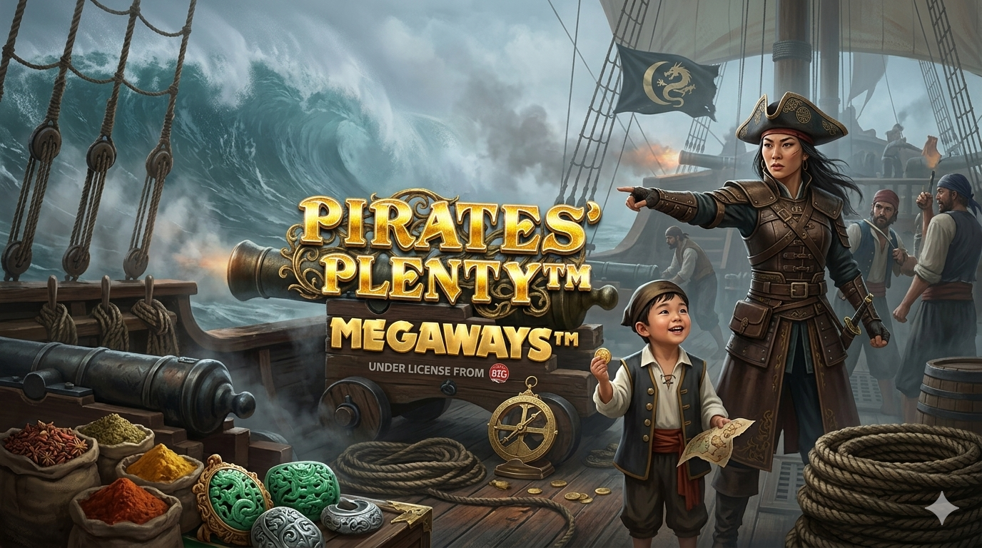 Pirates Plenty Megaways: Slot Online Bajak Laut dengan Red Tiger