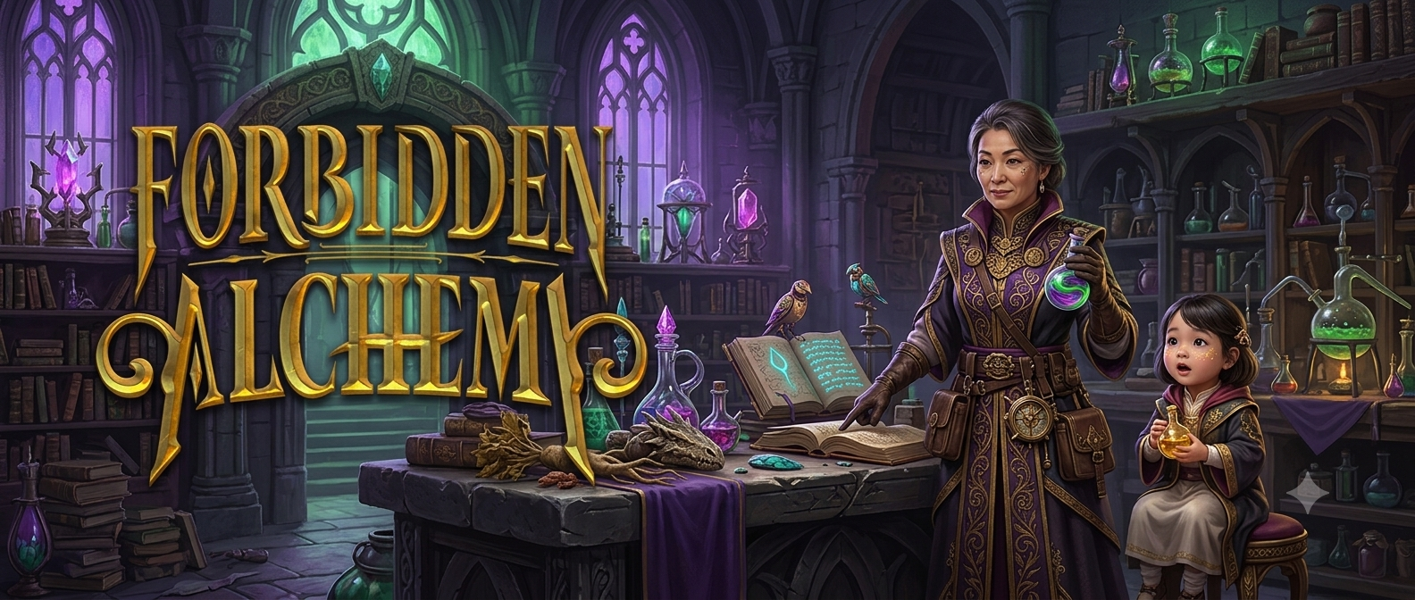 Forbidden Alchemy: Bertema Alkimia Misterius dari PG Soft