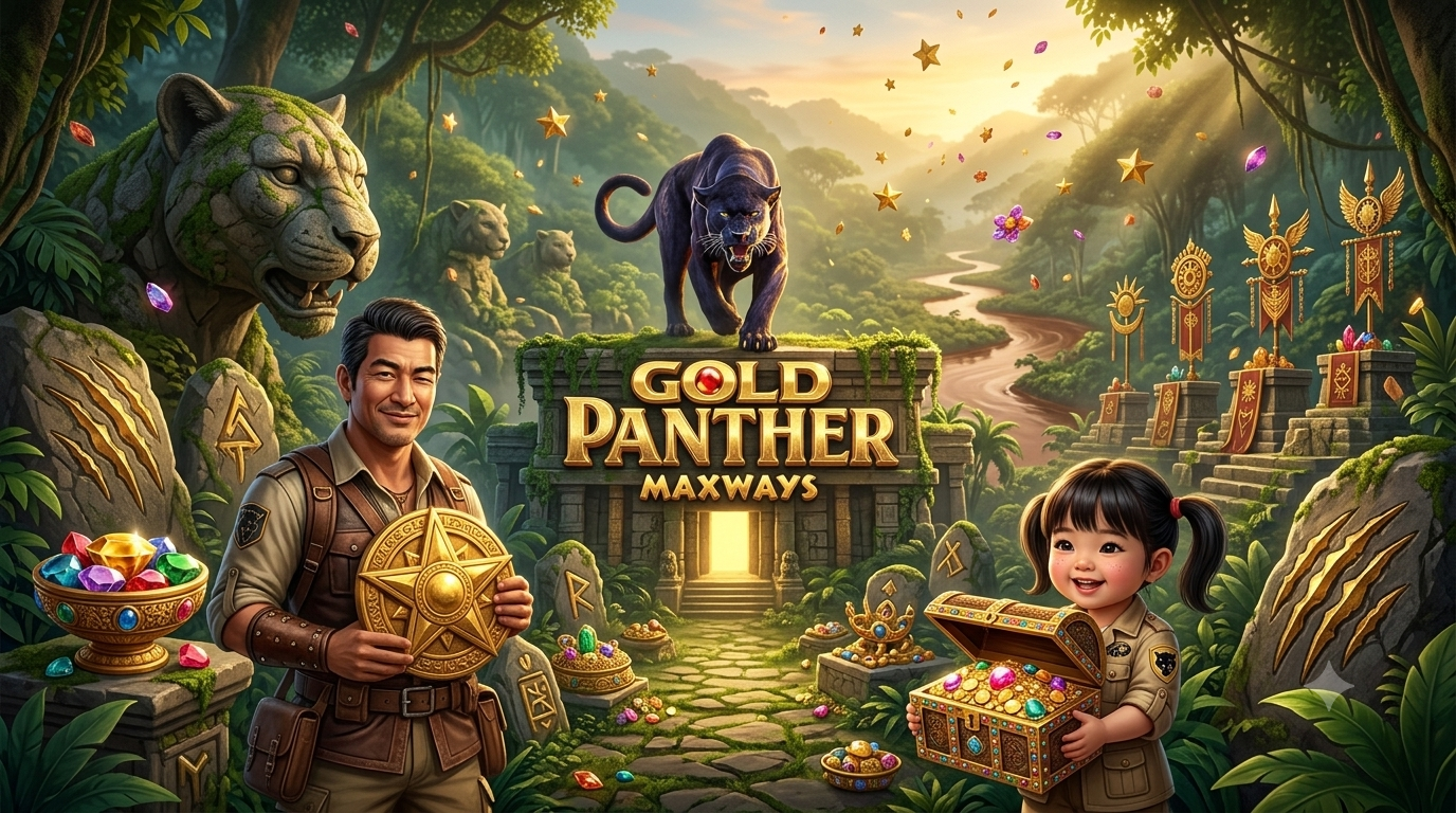 DI Hutan Liar: Gold Panther Maxways Slot Online Spadegaming