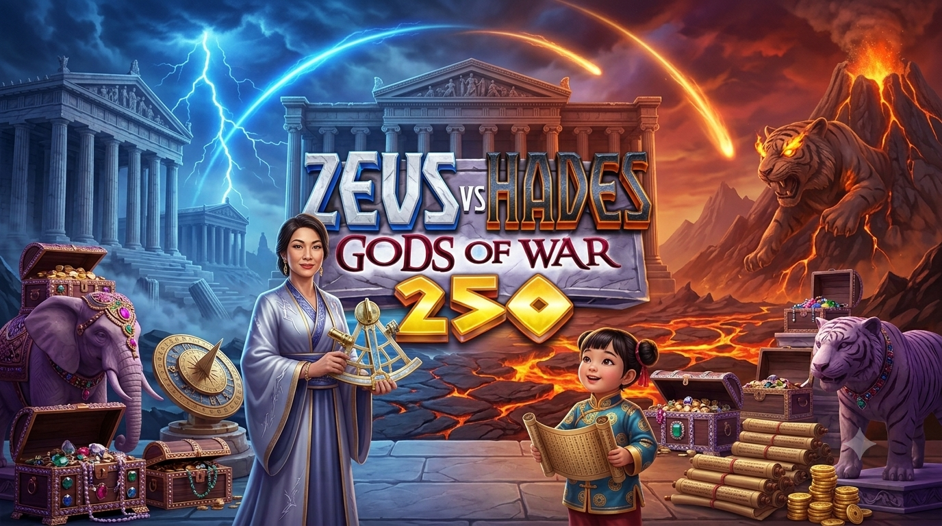 Zeus VS Hades – Gods Of War 250: Pertarungan Dewa Yunani