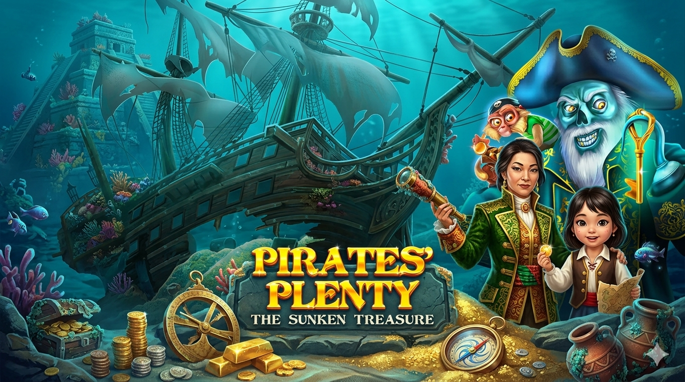 Pirates Plenty: The Sunken Treasure – Petualangan dari Red Tiger