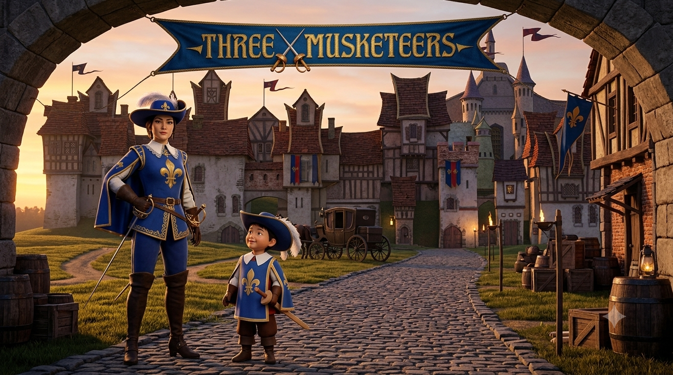 Three Musketeers: Legendaris Para Pendekar dari Red Tiger