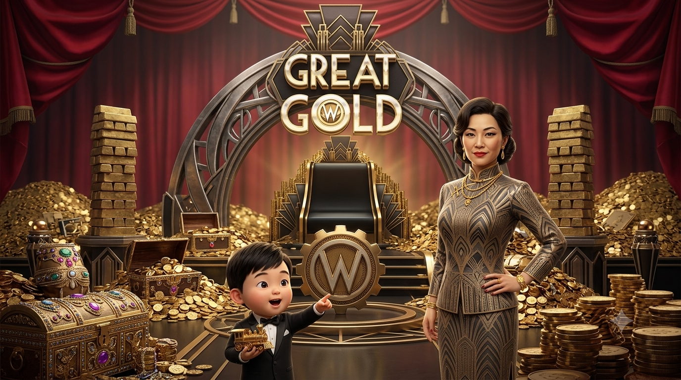 Great Gold: Slot Online Bertema Demam Emas dari Red Tiger