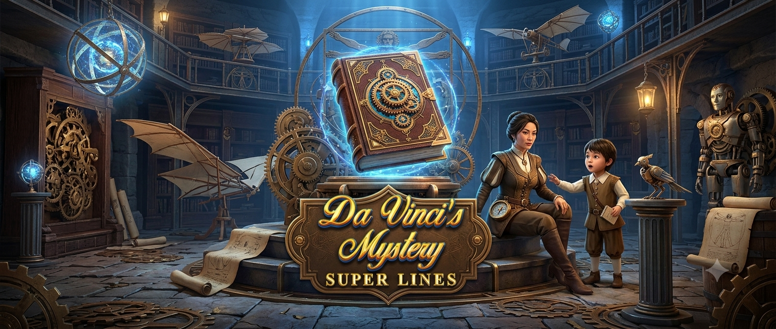 Da Vinci’s Mystery: Super Lines – Sang Jenius di Red Tiger