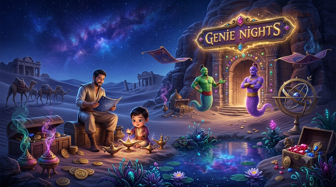 Genie Nights: Bertema Keajaiban Timur Tengah dari Red Tiger