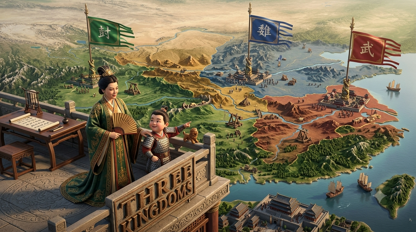 Three Kingdoms: Petualangan Epik Tiongkok Kuno dari Red Tiger