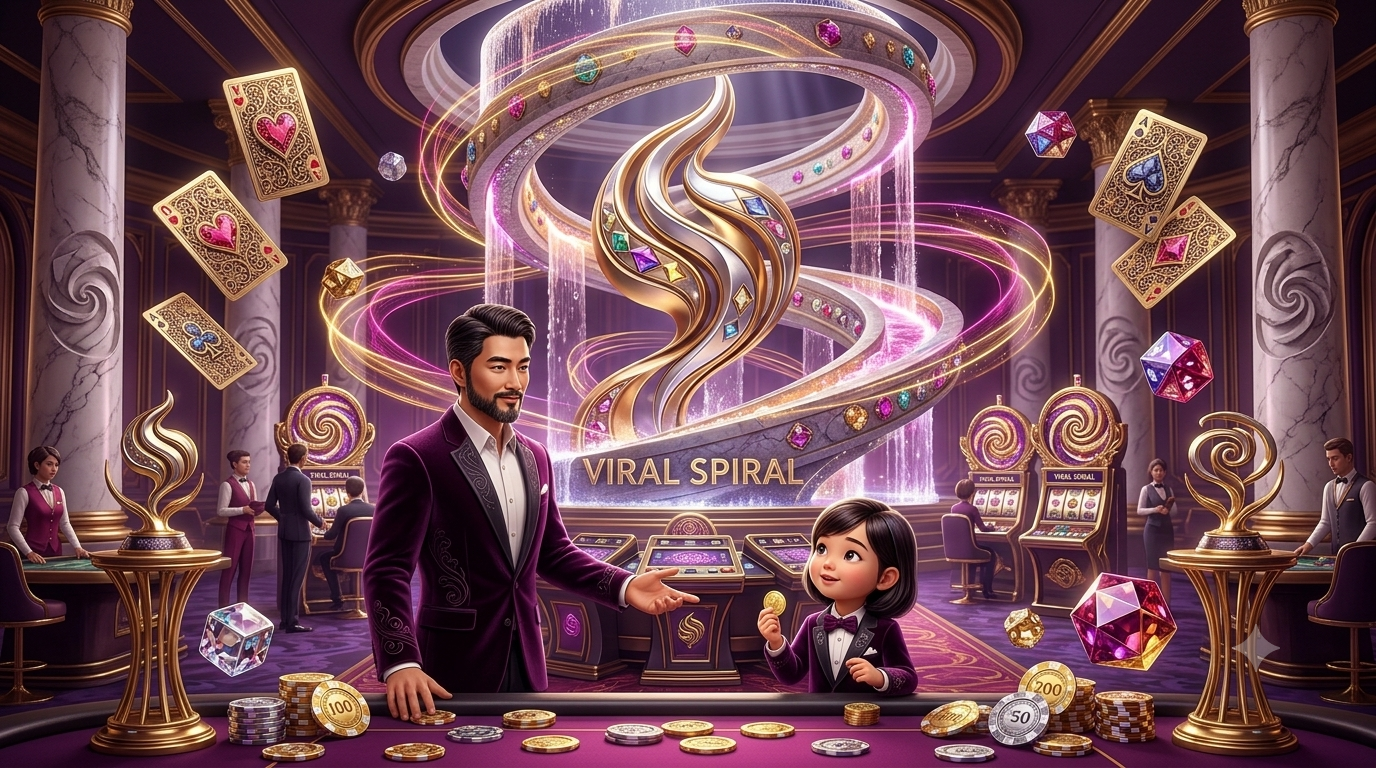 Viral Spiral: Slot Online Unik Satu Reel dari Red Tiger