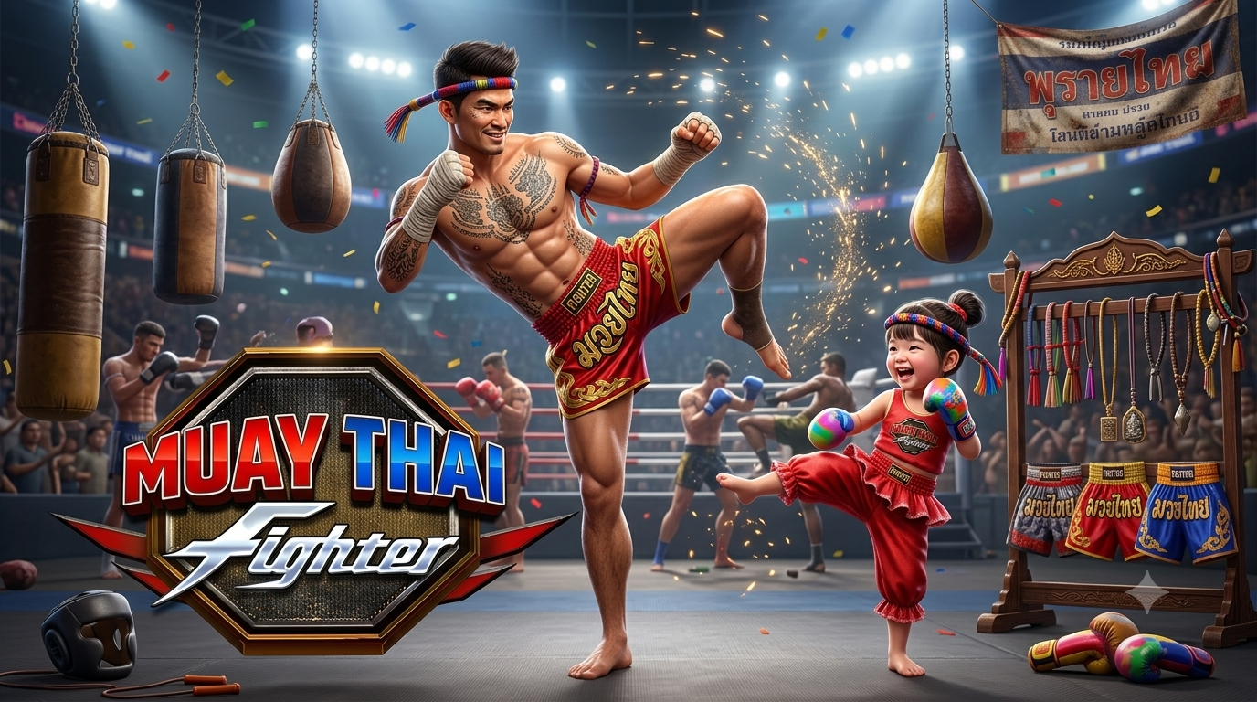 Ring Tinju Thailand: Muay Thai Fighter Slot Online Spadegaming