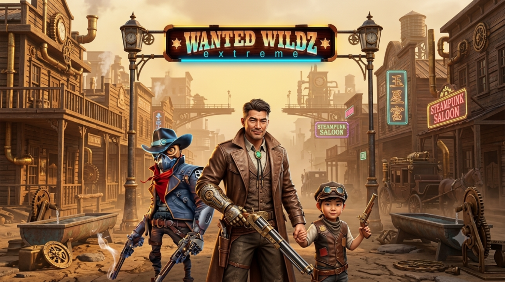 Wanted Wildz Extreme: Slot Wild West Futuristik di Red Tiger