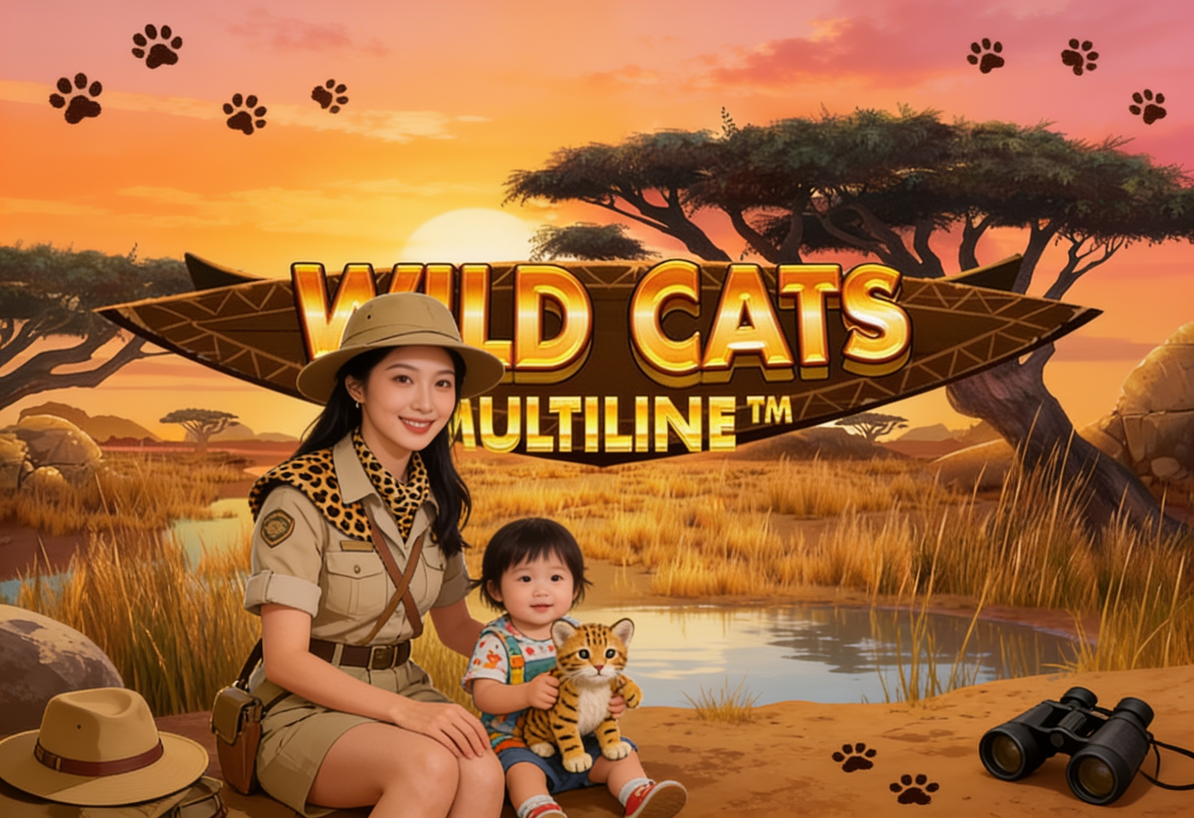 Wild Cats Multiline: Slot Safari dengan Kucing Liar dari Red Tiger