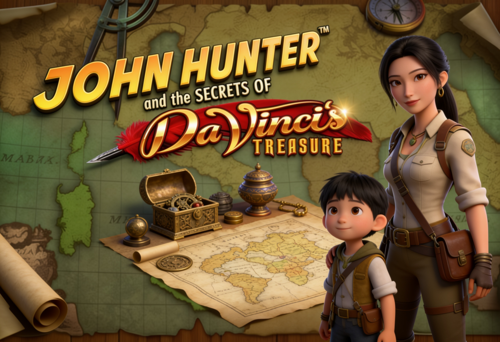 John Hunter and Da Vinci’s Treasures: Slot dari Pragmatic Play