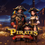 Tema Bajak Laut: Pirates Gold Rush Slot Online di Spadegaming