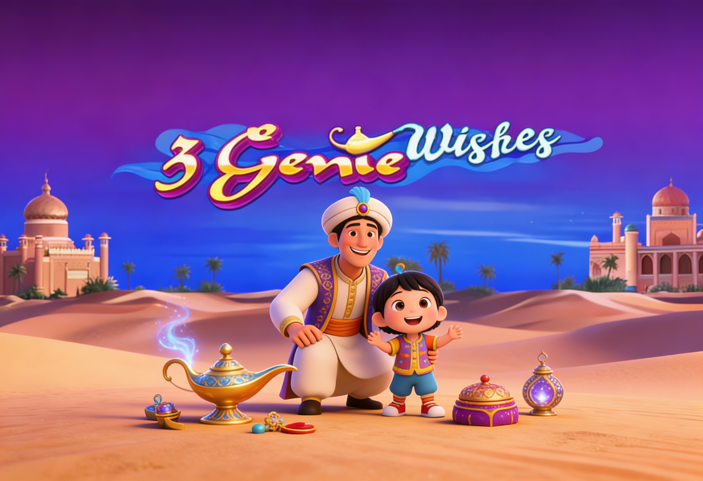 3 Genie Wishes: Tiga Permintaan Ajaib dari Pragmatic Play