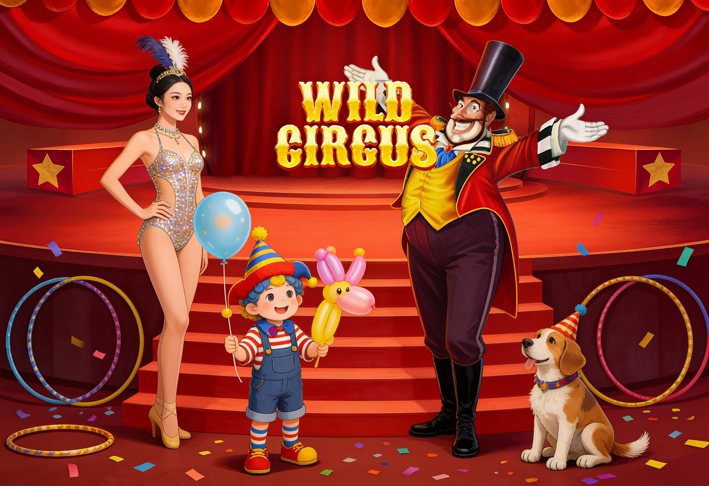 Wild Circus: Slot Online Spektakuler Bertema Sirkus dari Red Tiger
