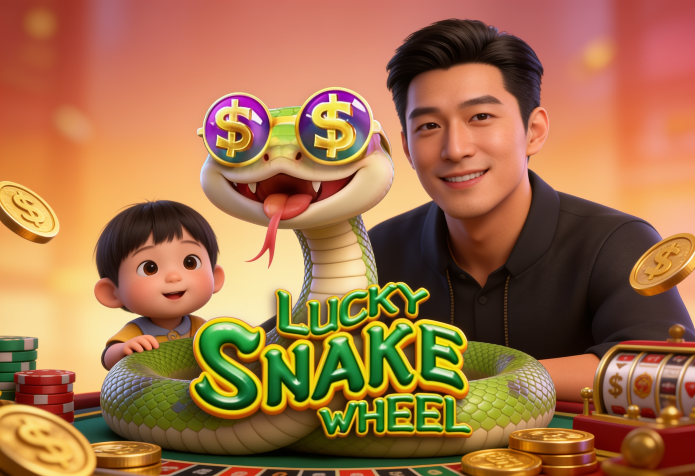 Lucky Snake Wheel: Slot Online dari Spadegaming