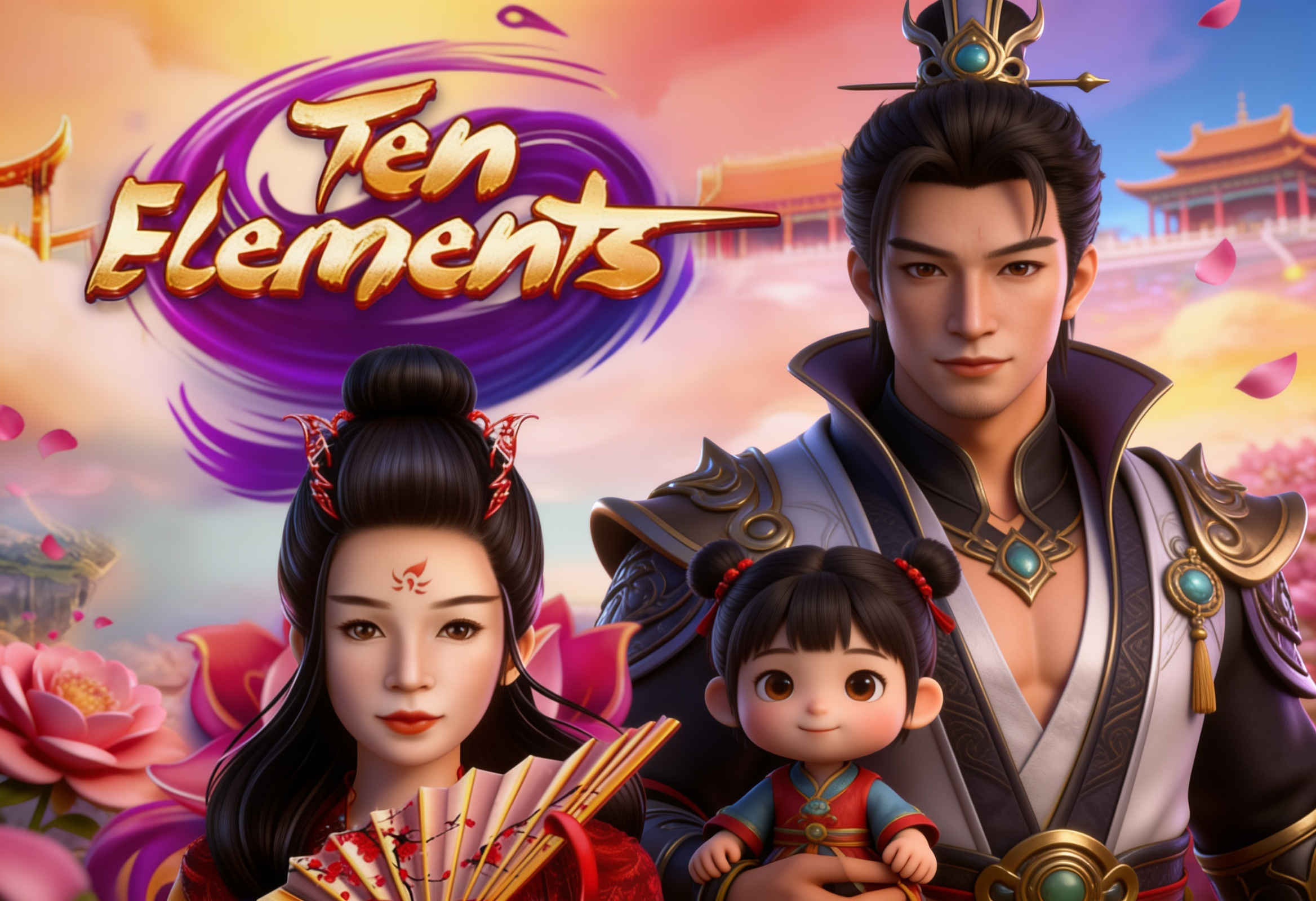 Ten Elements: Bertema Asia dengan 10 Wild Unik dari Red Tiger
