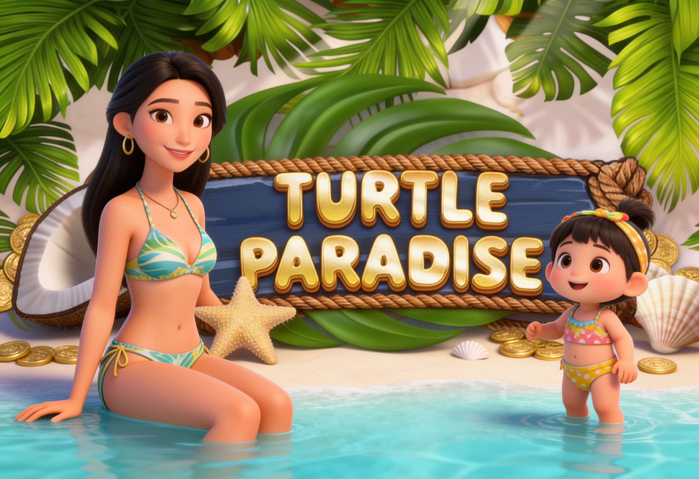 Turtle Paradise: Slot Online Bertema Pantai Tropis dari Red Tiger