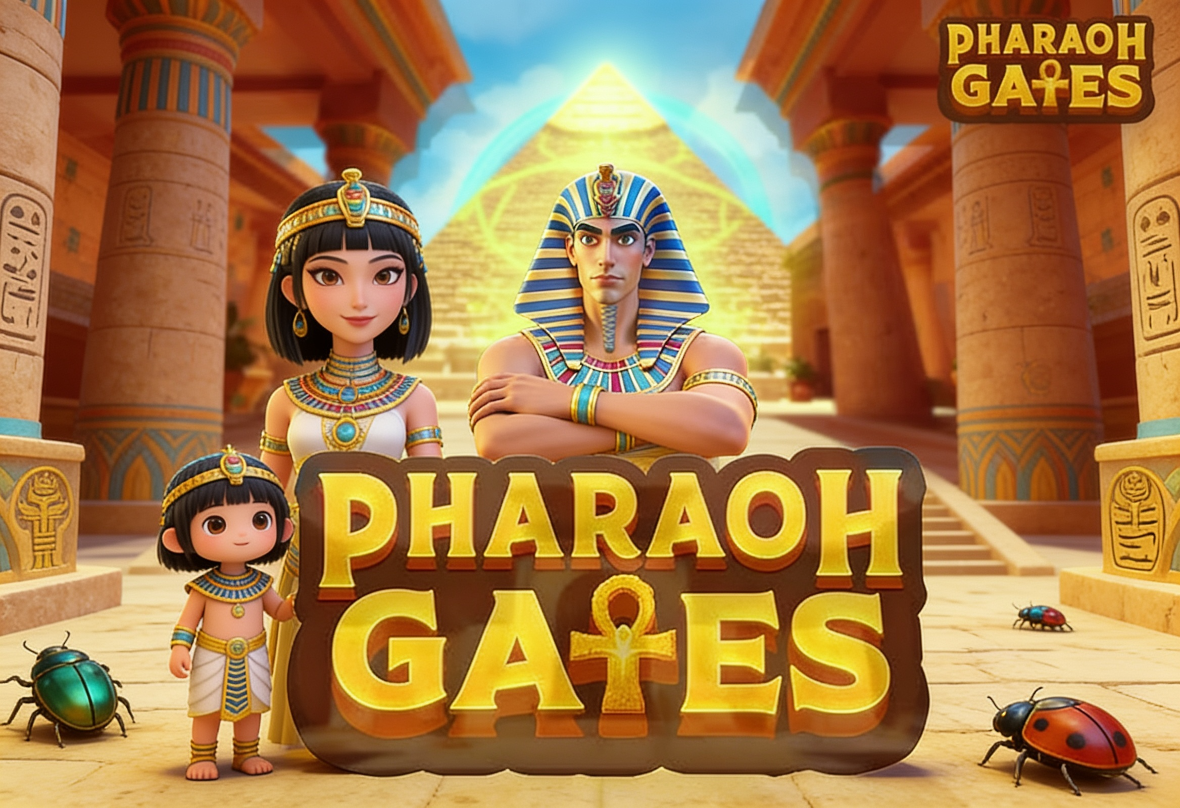 Tema Mesir Kuno: Pharaoh Gates Slot Online di Spadegaming