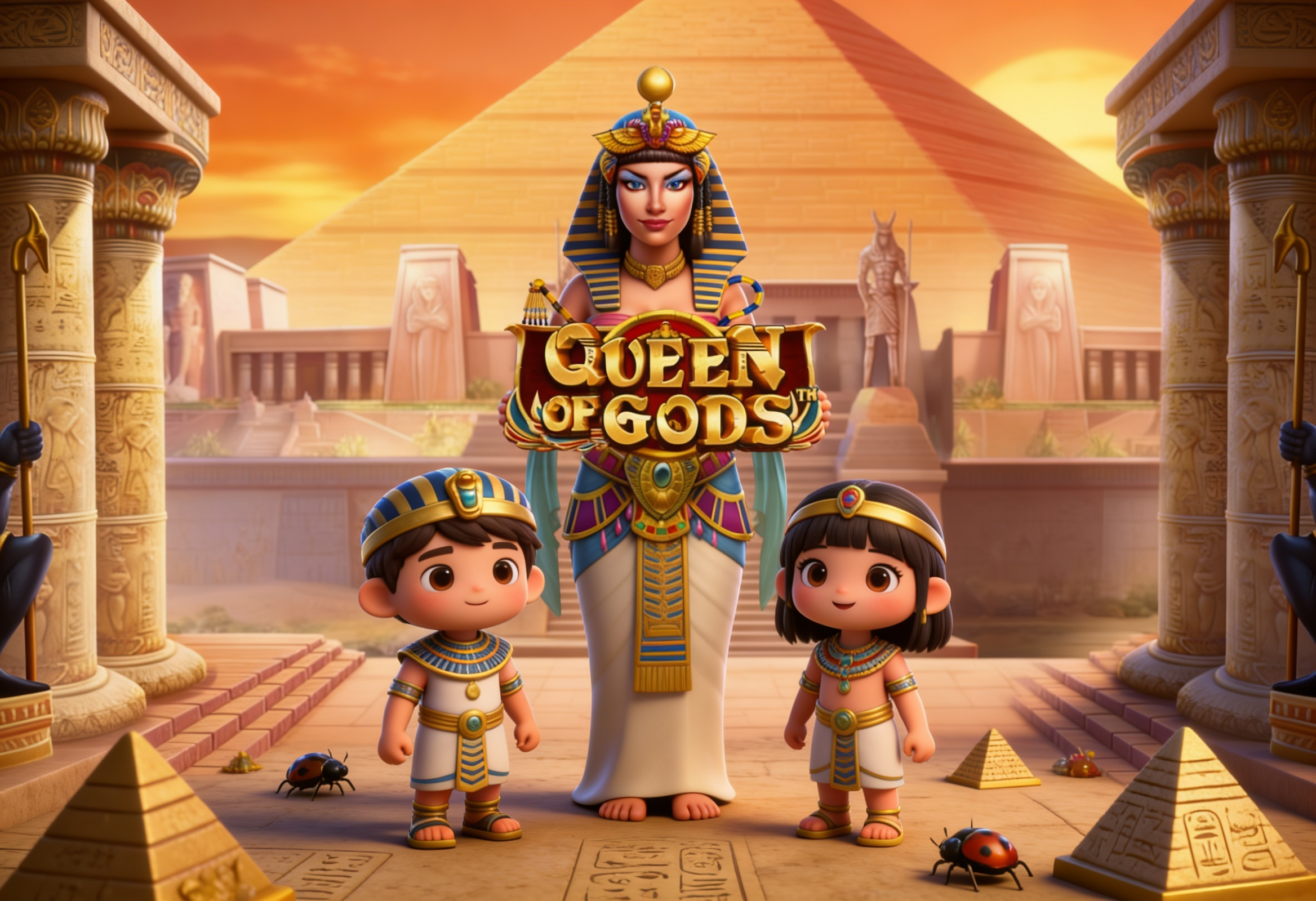 Queen of Gods: Kekuatan dan Kemenangan dari Pragmatic Play