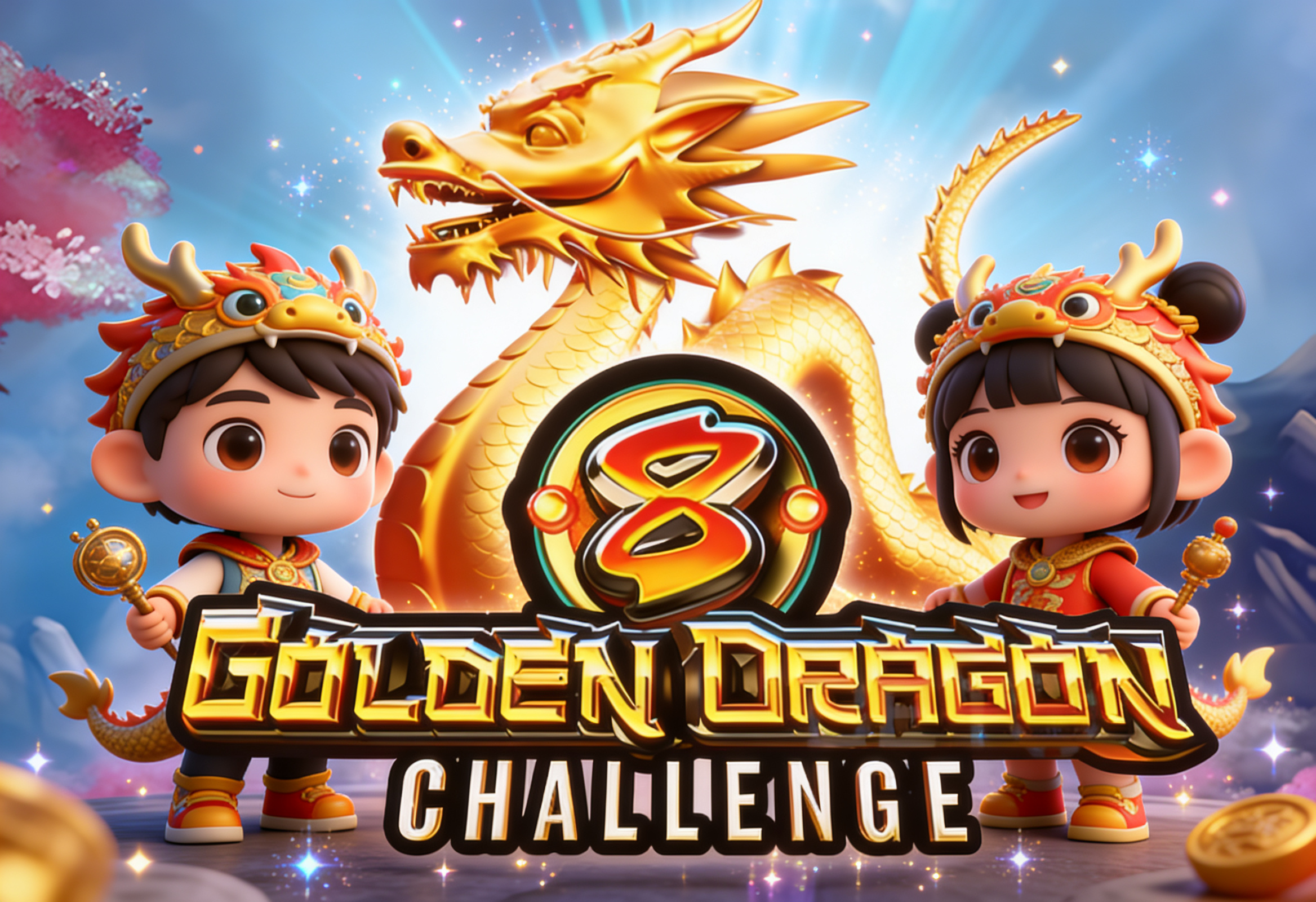 8 Golden Dragon Challenge: Naga Emas dari Pragmatic Play