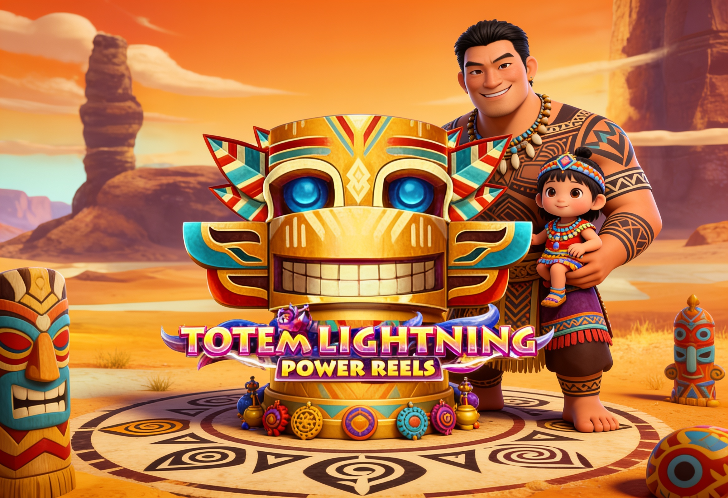 Totem Lightning Power Reels: Kekuatan Petir dan Mistis Red Tiger